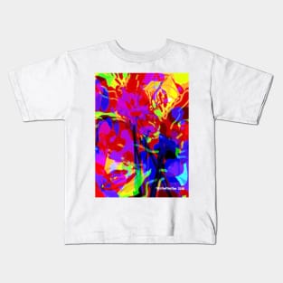 Abstract Irises Kids T-Shirt